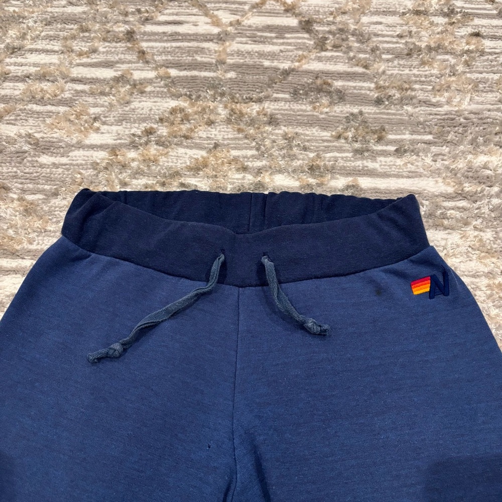 Aviator Nation Glider Stripe Rainbow Sweatpants Women’s Small Made In USA Read - Picture 7 of 16